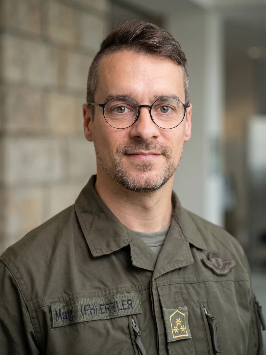 David Ertler in Uniform